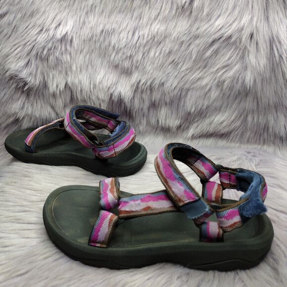 Teva Hurricane XLT 2 Sport Strappy Sandals Kids Size 1 Pink Purple 1019390C - Picture 1 of 6